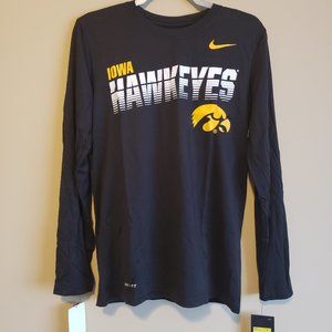 University Of Iowa Dri-Fit  Long Sleeve Shirt